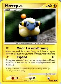 Mareep 82/127 Common Platinum Pokemon Lightly Played - Image 1