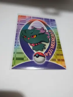 Mint/Nm 2001 Pokemon Johto League Champions Sticker #200 Misdreavus - Image 2