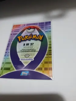 Mint/Nm 2001 Pokemon Johto League Champions Sticker #200 Misdreavus - Image 3
