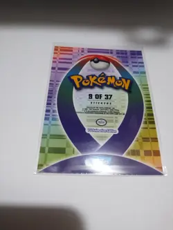 Mint/Nm 2001 Pokemon Johto League Champions Sticker #200 Misdreavus - Image 4