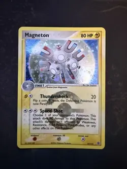 Pokemon TCG Magneton FireRed & LeafGreen 27/112 Reverse Holo Rare LP - Image 1