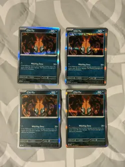 [4x playset] Chi-Yu 059/084 Holo Rare Pokemon TCG Pitch Black NM - Image 1