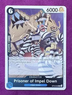 One Piece Prisoner of Impel Down OP16-042 The Time of Battle Foil - Image 2