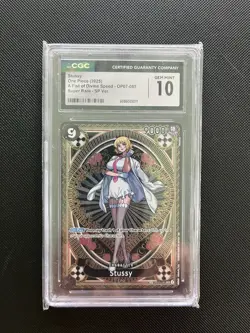One Piece CGC 10 Stussy OP07-085 A Fist Of Divine Speed SP English 2025 - Image 1