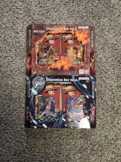 One Piece TCG: Illustration Box Vol 5 and Vol 6 BUNDLE (Set of 2) SEALED - Image 1