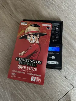 One Piece OP-13 Carrying On His will sleeved booster pack HEAVY 37.82 - Image 1
