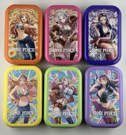 One Piece Card Game Mini Tin Vol.2 Asia - TINS ONLY - Set of 6 Unique Tins - Image 1