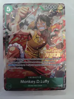 Monkey.D.Luffy (OP16 Release Event Winner) P-135 Sealed Promo One Piece Card - Image 1