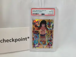 2024 ONE PIECE OP09-EMPERORS IN THE NEW WORLD #119 MONKEY D. LUFFY PSA 10 GEM MT - Image 3