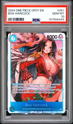 2024 ONE PIECE OP07-500 YEARS IN THE FUTURE #051 BOA HANCOCK PSA 10 GEM MINT! - Image 1