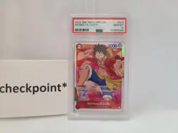 2022 ONE PIECE OP01-ROMANCE DAWN #024 MONKEY D. LUFFY PSA 10 GEM MINT! - Image 3