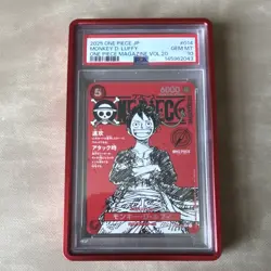Bandai 2025 One Piece Card Game JP Monkey D. Luffy #014 PSA 10 Promo - Image 1