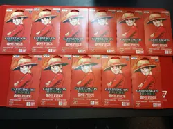 One Piece Carrying On His Will OP-13 English Lot of 11 Sleeved Blister Packs - Image 1