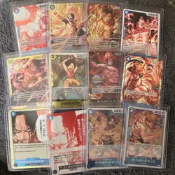 Bandai One Piece Portgas D. Ace Promo Lot 11 Japanese Foil/Holo ST13-002 - Image 1