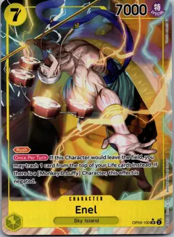Enel (100) (Alternate Art) OP05-100 Awakening of the New Era One Piece Foil NM - Image 1