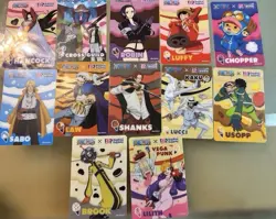 One Piece Promo Baskin Robins 31 BR Ice Cream Clear Trading Card 13 Pc Set - Image 1