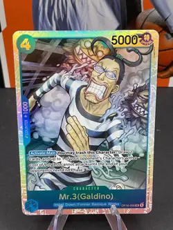 Mr.3(Galdino) OP16-056 Super Rare SR The Time of Battle English One Piece TCG - Image 1