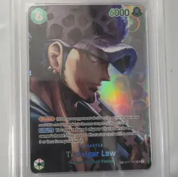 Trafalgar Law OP01-047 SP Alt Art Kingdoms Of Intrigue - One Piece PSA 10 - Image 2