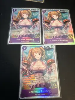 X3 Charlotte Pudding PRB02-010 SR One Piece TCG - The Best Vol. 2 English NM - Image 1