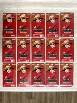 One Piece TCG OP-13 Carrying On His Will Sleeved Booster Packs Eng. - LOT OF 15 - Image 1