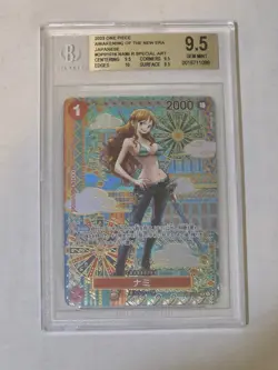 2596 Nami 2022 One Piece Romance Dawn Japanese #OP01-016 Special BGS 9.5 - Image 1