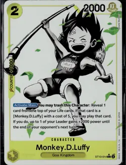 Monkey.D.Luffy (014) (Parallel) ST13-014 Ultra Deck:The Three Brothers One Piece - Image 1