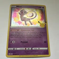 Pokemon TCG 25th Anniversary 2-Card Holo Lot: Mew 011/025 + Mewtwo 056/172 - Image 4