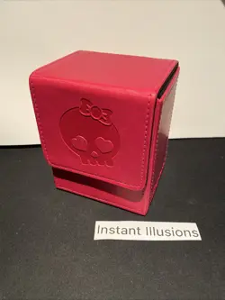 Ultra Pro Cutey Galaxy Pink Skull Flip Deck Box TCG CCG Now Holds 100 Cards - Image 1