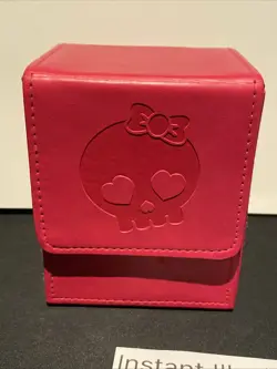 Ultra Pro Cutey Galaxy Pink Skull Flip Deck Box TCG CCG Now Holds 100 Cards - Image 5