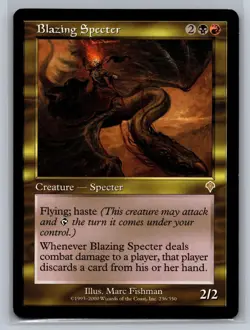 Blazing Specter 236 Invasion Magic: The Gathering Near Mint - Image 1