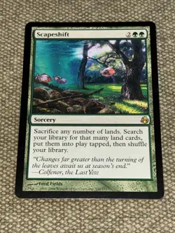 Scapeshift Morningtide Regular 136/150. Wizards 2008. Light Play Free Shipping. - Image 1