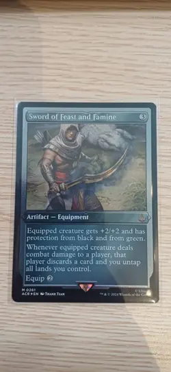 Sword of Feast and Famine | Foil Etched | MTG | ACR | Near Mint | English EN - Image 1