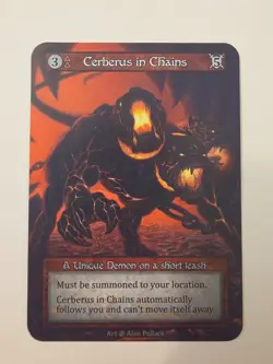 Cerberus in Chains - Sorcery: Contested Realm - Beta (B) - Near Mint - Regular - Image 1