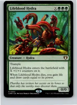 Magic the Gathering Lifeblood Hydra Commander Masters MTG Free Shipping! - Image 1