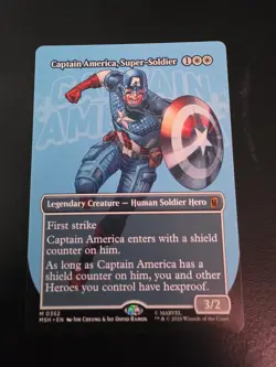 Captain America, Super-Soldier (Borderless) (0352) Marvel Super Heroes Regular - Image 1