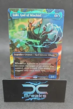Loki, God of Mischief (Borderless) Marvel Super Heroes Foil - Image 1