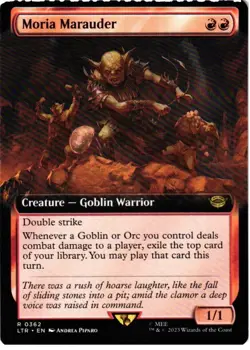 Moria Marauder (Extended Art) 362 Universes Beyond: The Lord of the Rings NM MTG - Image 1