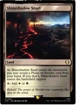 Shineshadow Snarl 331 Commander: The Lord of the Rings NM MTG - Image 1