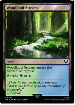 Woodland Stream 347 Commander: The Lord of the Rings NM MTG - Image 1