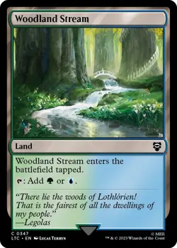 Woodland Stream 347 Commander: The Lord of the Rings NM MTG - Image 4