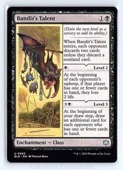 Bandit's Talent Near Mint - Bloomburrow 83 Magic: The Gathering - Image 1