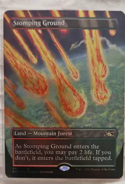 Stomping Ground (Borderless) (Galaxy Foil) Unfinity Foil - Image 1