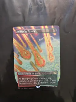 Stomping Ground (Borderless) (Galaxy Foil) Unfinity Foil - Image 4