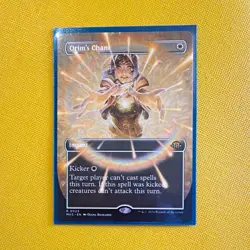 MTG Modern Horizons 3 Orim's Chant Foil Borderless Rare R0323 - Image 1