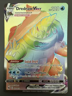 Drednaw VMAX 75/73 Champions Path Holo Secret Rare Pokemon TCG - NM - Image 1