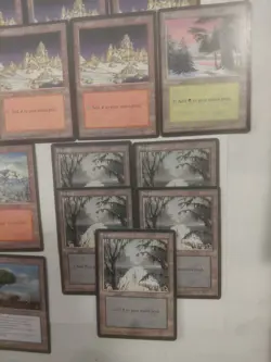 MTG Ice Age ❄ Lands Lot (13) 5x swamp,6 x mountain,1 x veldt,1 x forest (nm-mp) - Image 2