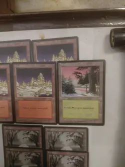 MTG Ice Age ❄ Lands Lot (13) 5x swamp,6 x mountain,1 x veldt,1 x forest (nm-mp) - Image 3