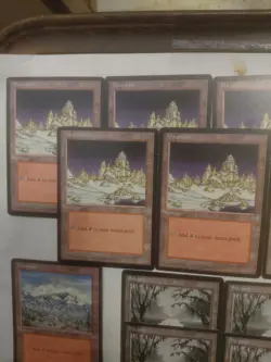 MTG Ice Age ❄ Lands Lot (13) 5x swamp,6 x mountain,1 x veldt,1 x forest (nm-mp) - Image 4