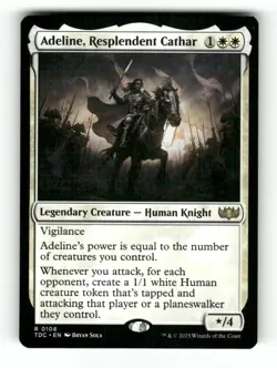 Adeline, Resplendent Cathar Rare Commander: Tarkir: Dragonstorm NM Magic - Image 2