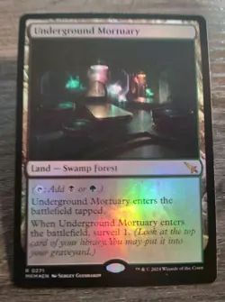 MTG Underground Mortuary FOIL (Murders at Karlov Manor) NM - Image 1